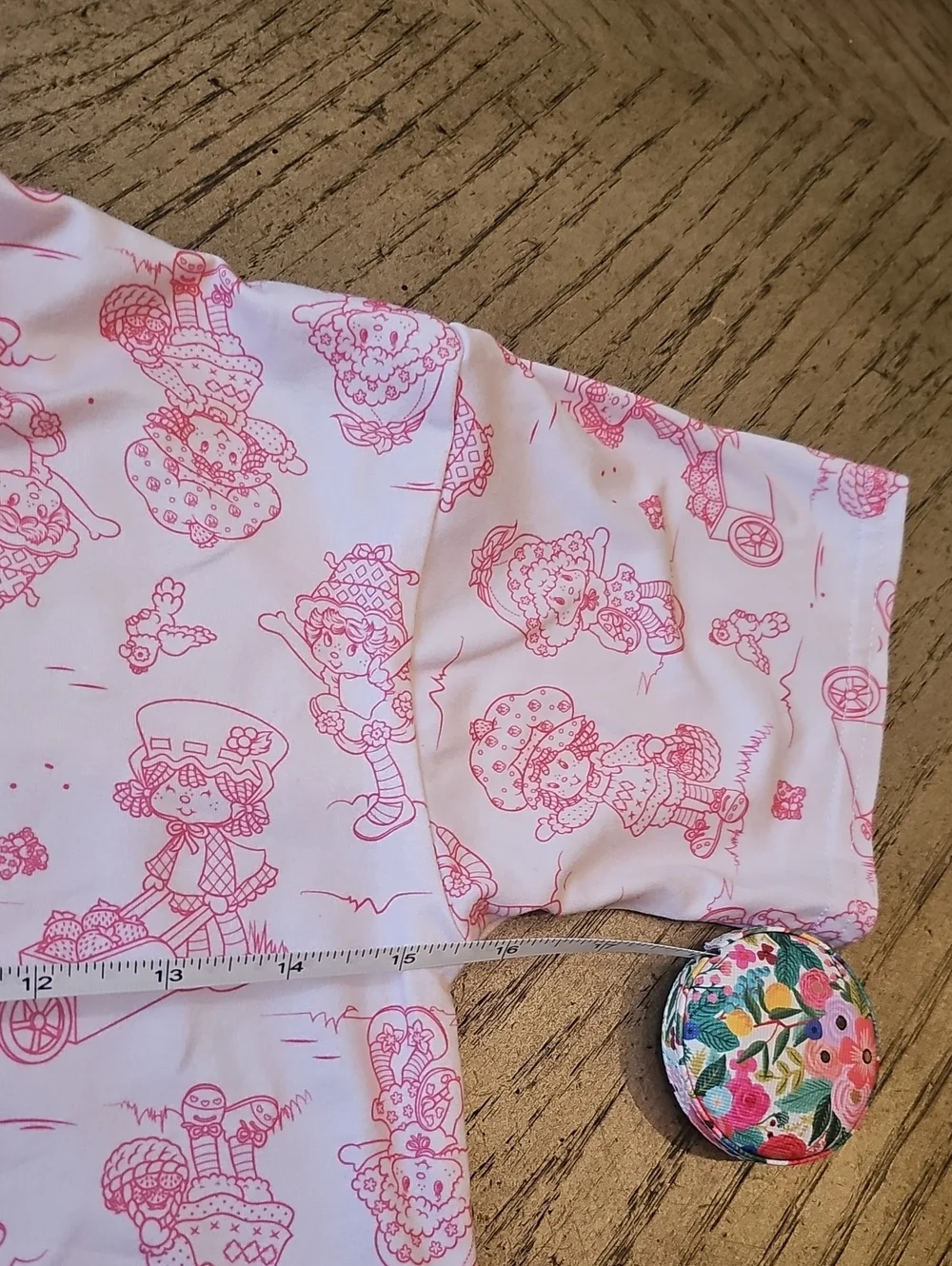 Strawberry Shortcake Pj Top Size M 7/8